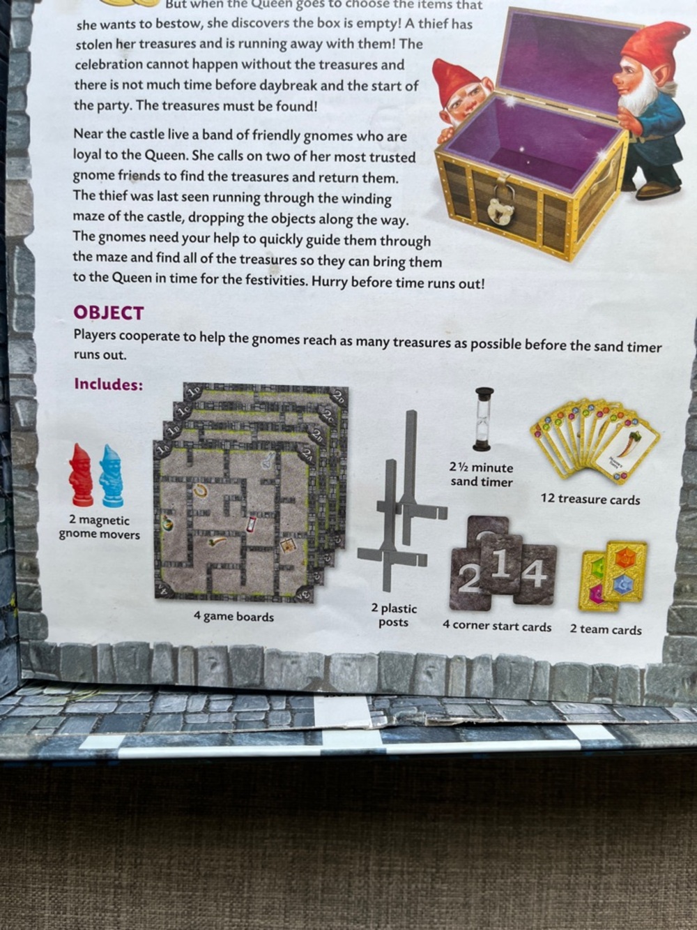 2 Peaceable Kingdom Cooperative Board Games Gnomes at Night & Race to Treasure - Picture 16 of 16
